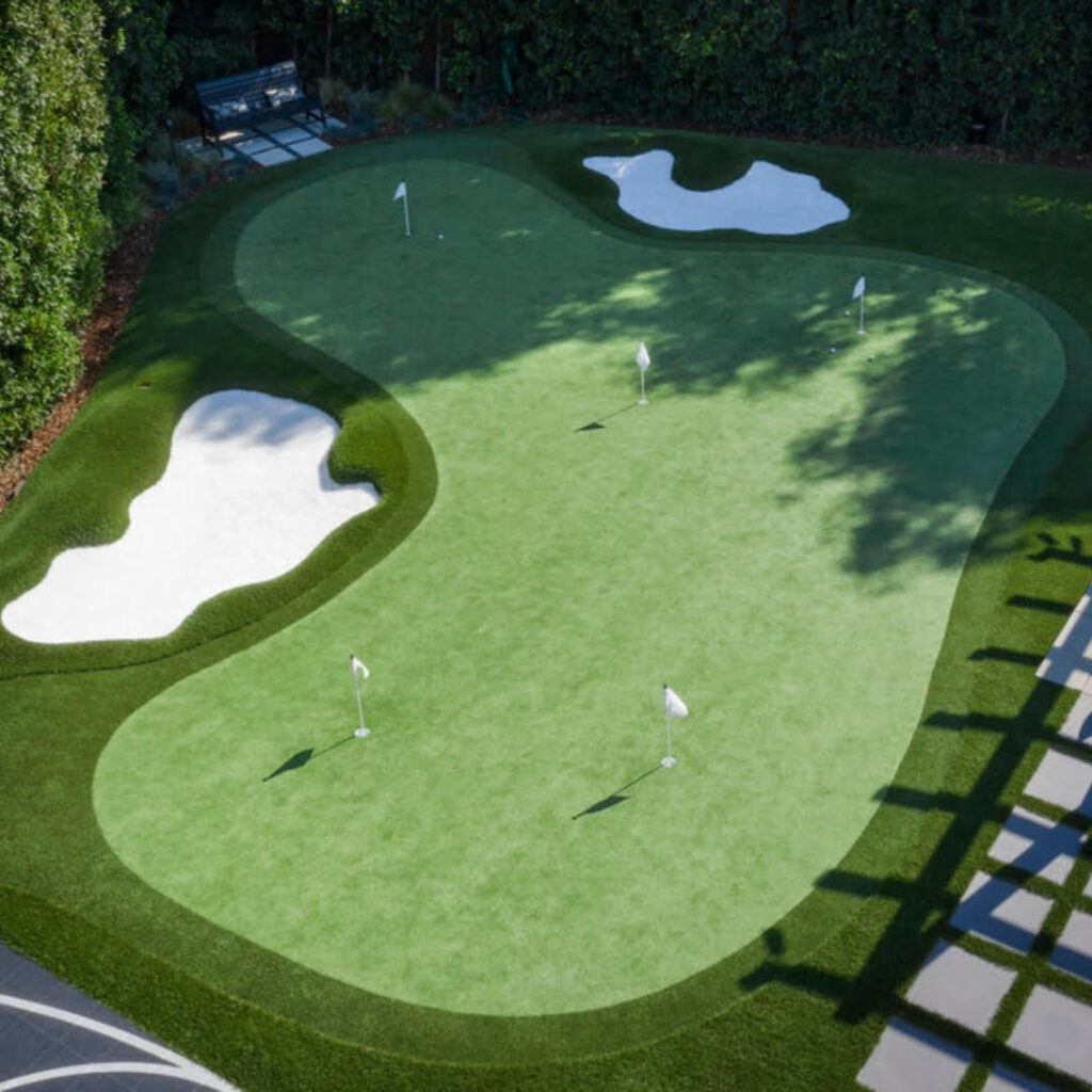 backyard putting greens