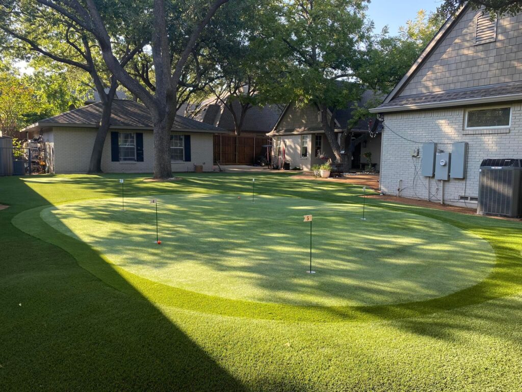 backyard putting greens
