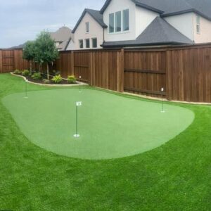 backyard putting green