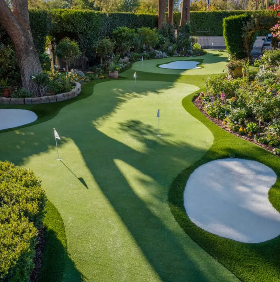 backyard putting green north texas