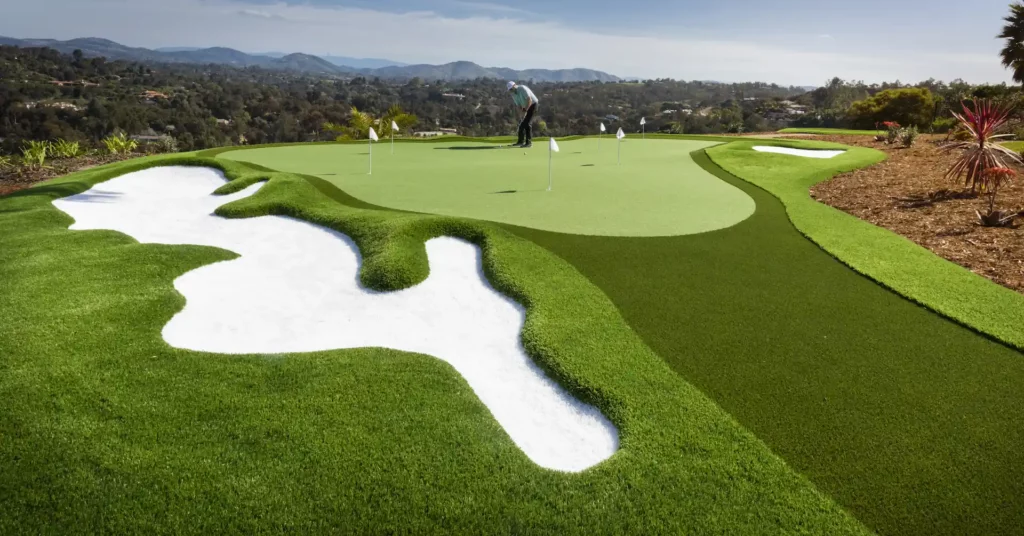 Artificial grass putting green Artificial grass putting green