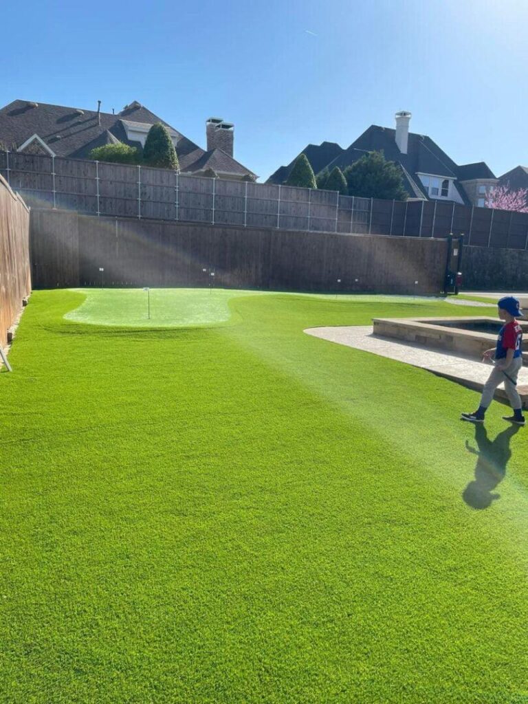 installing synthetic grass