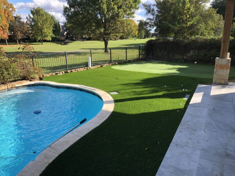 Artificial Grass for Pools & Patios: Creating a Cleaner, Safer Outdoor Space in North Texas
