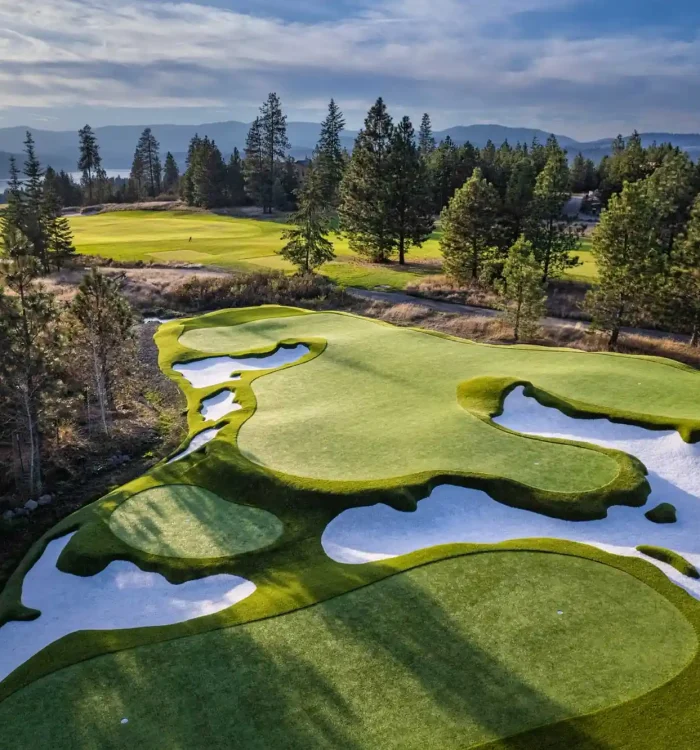 Putting course installation